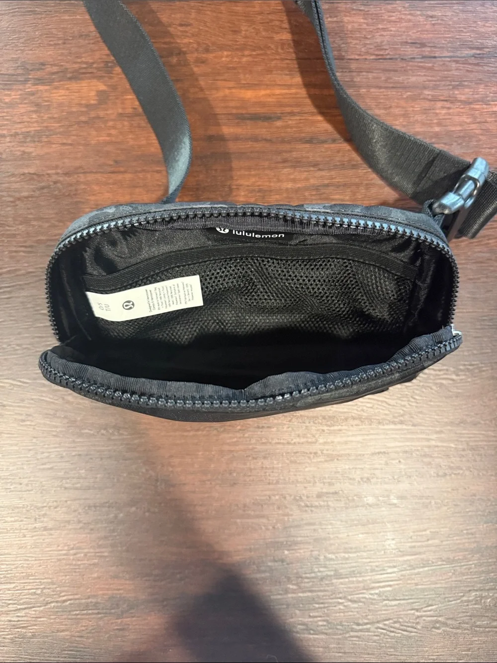 lululemon athletica Black Camo Belt Bag